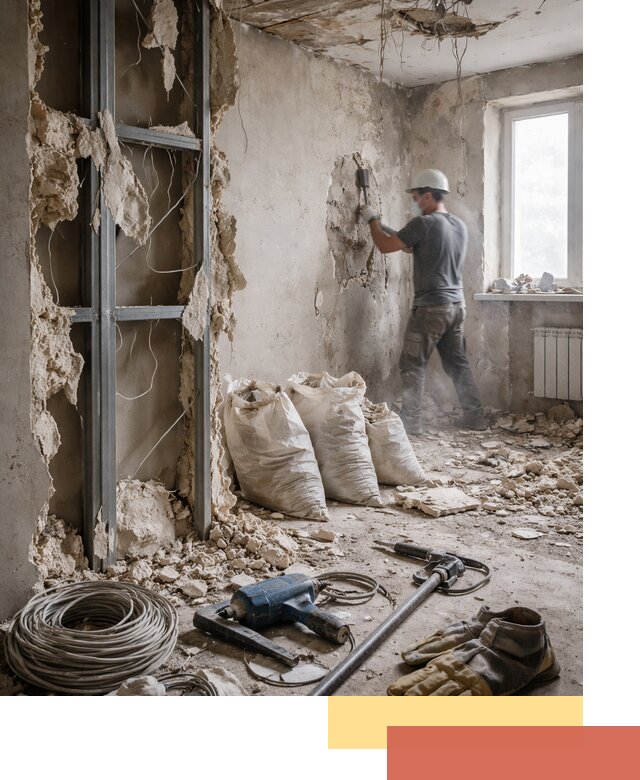 Профессиональный демонтаж зданий и конструкций в Ртищево