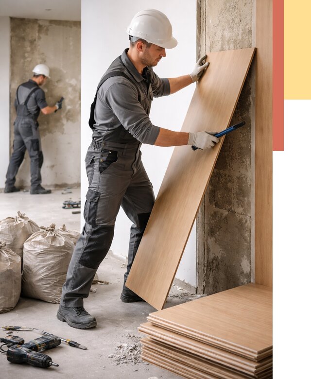 Демонтаж стеновых панелей в Ртищево от 3575 руб. за м² быстро и недорого | ОТДЕЛОЧНИК-Ртщ