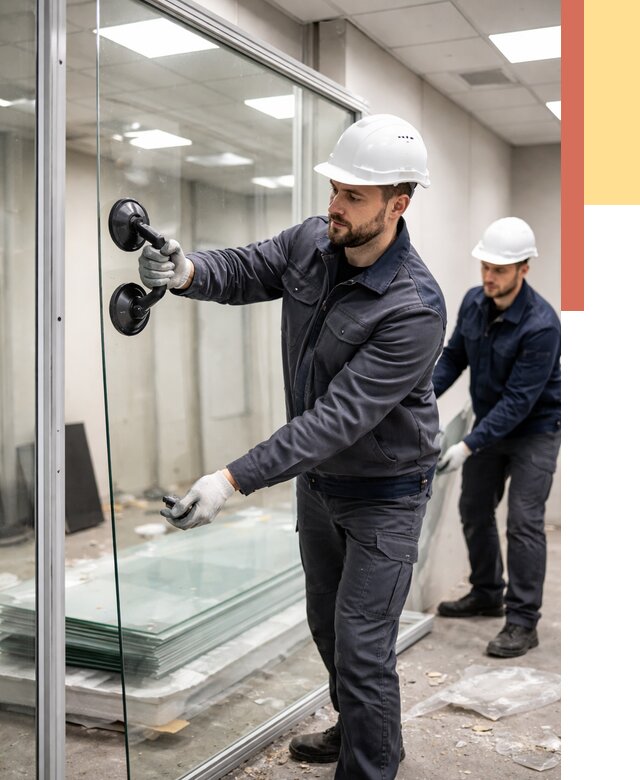 Демонтаж стеклянных перегородок в Ртищево от 3269 руб. — быстро и недорого | ОТДЕЛОЧНИК-Ртщ