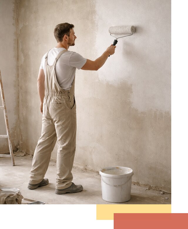 Грунтовка стен под отделку в Ртищево профессиональным раствором