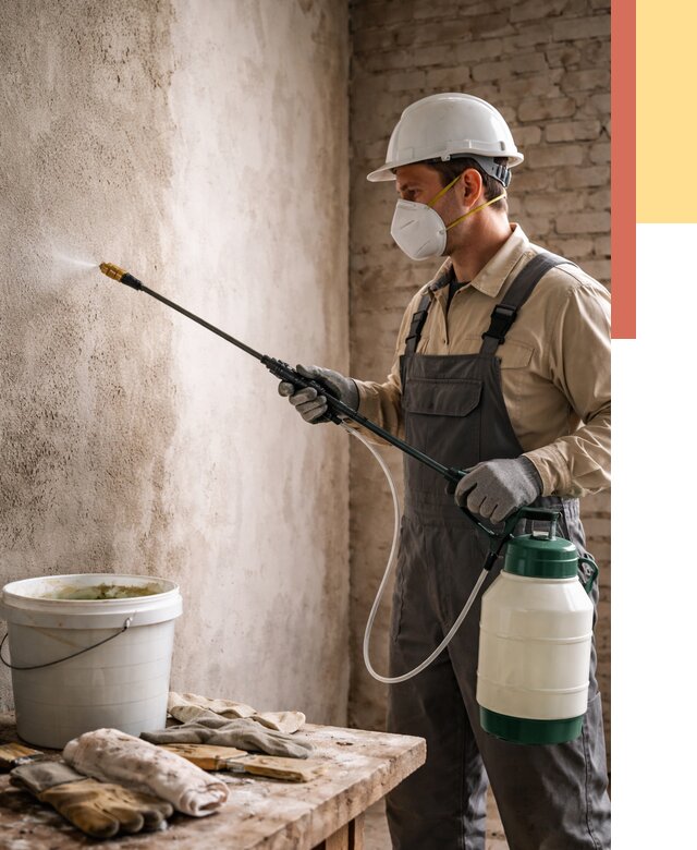 Антисептическая обработка стен в Ртищево от 1226 руб. — быстро и недорого | ОТДЕЛОЧНИК-Ртщ