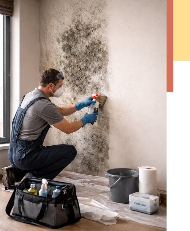 Удаление плесени со стен в Ртищево от 2196 руб. — быстро и недорого | ОТДЕЛОЧНИК-Ртщ
