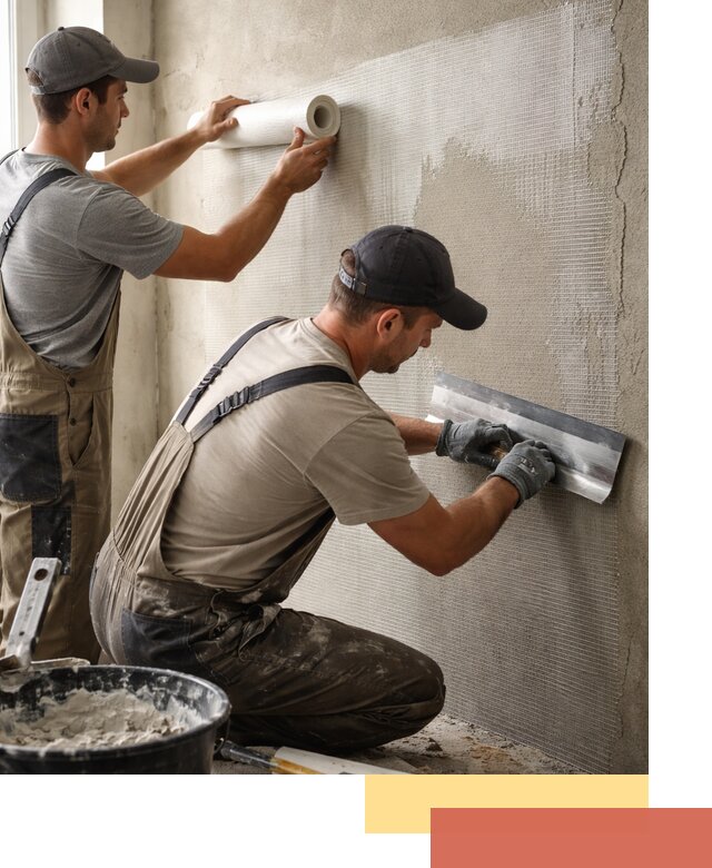 Армирование стен стеклосеткой в Ртищево для прочной отделки