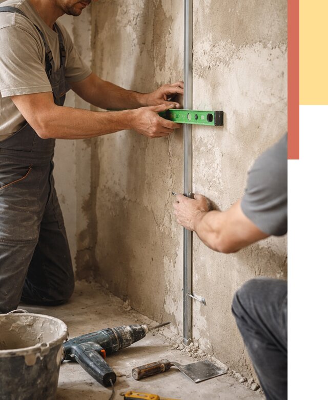 Установка штукатурных маяков в Ртищево от 7151 руб. — быстро и недорого | ОТДЕЛОЧНИК-Ртщ