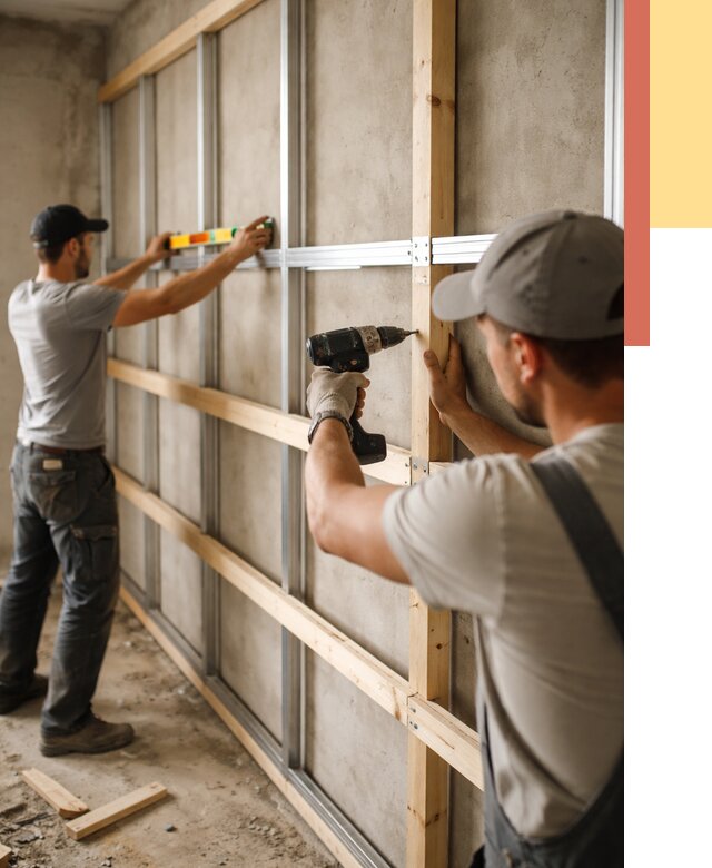 Устройство обрешетки под панели в Ртищево от 2145 руб. — монтаж под ключ | ОТДЕЛОЧНИК-Ртщ