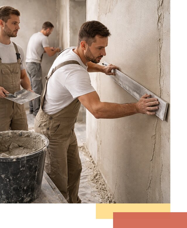 Штукатурка стен без маяков в Ртищево быстро и качественно