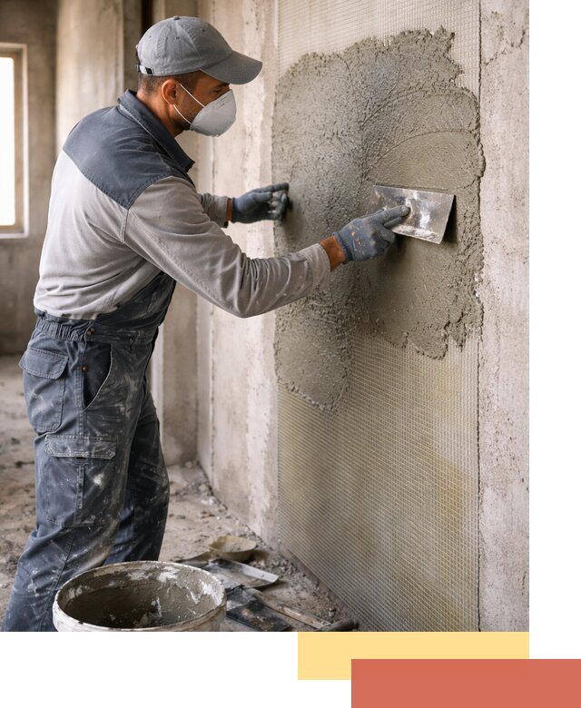 Штукатурка стен по сетке в Ртищево под ключ качественно и быстро