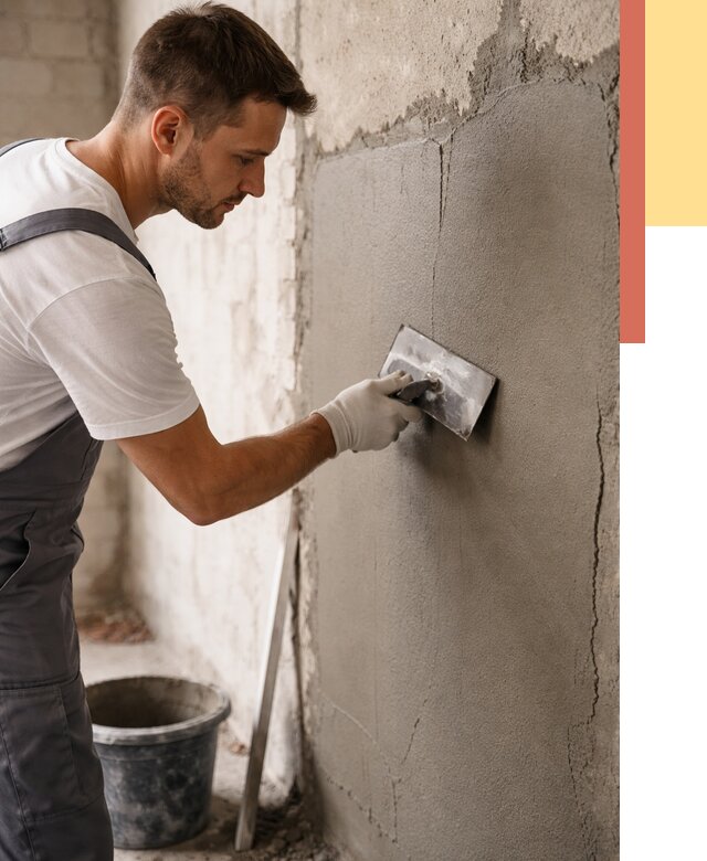 Штукатурка стен под плитку в Ртищево от 4290 руб./м2 — выравнивание под плитку | ОТДЕЛОЧНИК-Ртщ