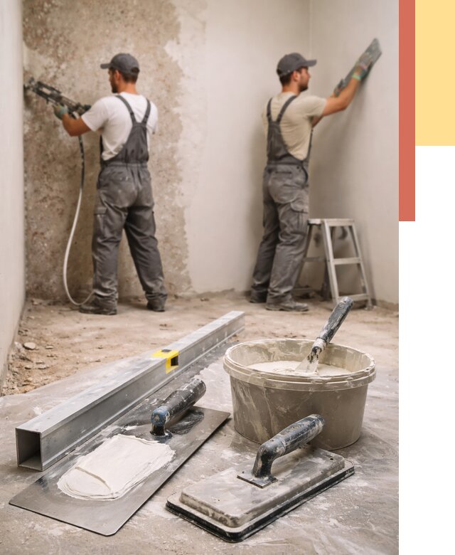 Штукатурка стен под обои в Ртищево от 4597 руб./м2 — выравнивание под обои | ОТДЕЛОЧНИК-Ртщ