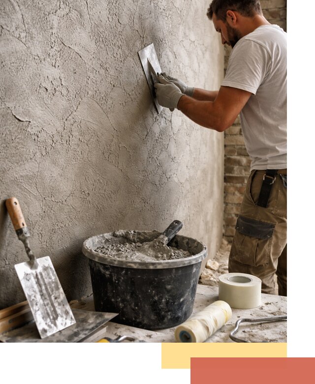 Декоративная штукатурка лофт в Ртищево — отделка стен и потолков