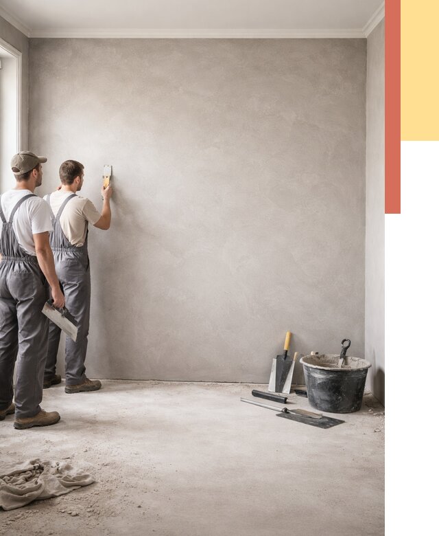 Микробетон на стены в Ртищево от 1277 руб. — нанесение и отделка | ОТДЕЛОЧНИК-Ртщ