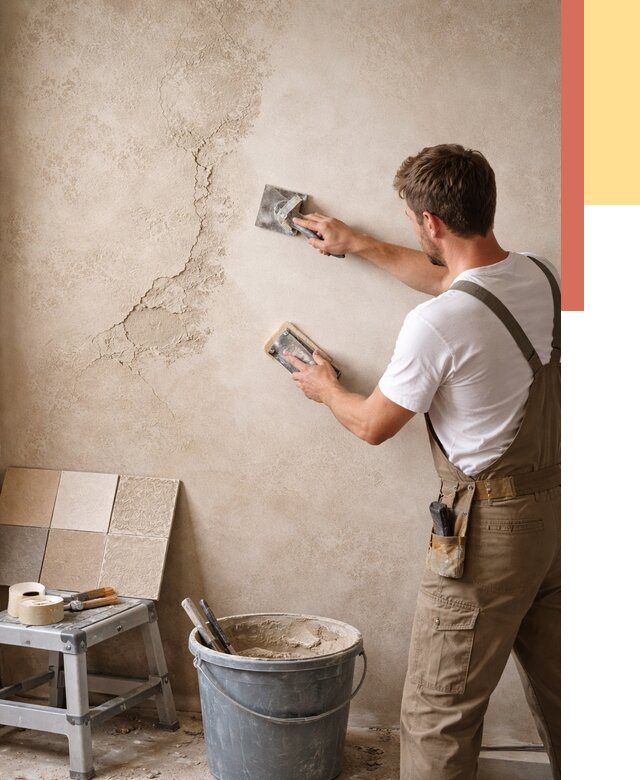 Ремонт декоративной штукатурки в Ртищево от 4597 руб. под ключ | ОТДЕЛОЧНИК-Ртщ