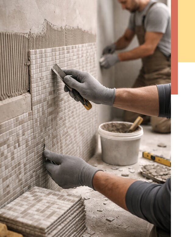 Облицовка стен мозаикой в Ртищево от 3269 руб/м2 — укладка мозаики на стены | ОТДЕЛОЧНИК-Ртщ