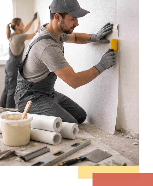 Поклейка стеклообоев профессионально в Ртищево