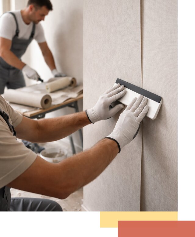 Поклейка обоев под покраску в Ртищево профессионально и быстро