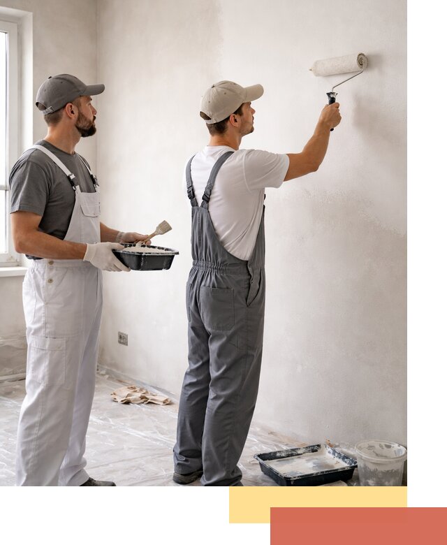 Покраска стен водоэмульсионной краской в Ртищево