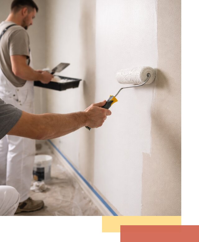 Покраска стен акриловой краской профессионально в Ртищево