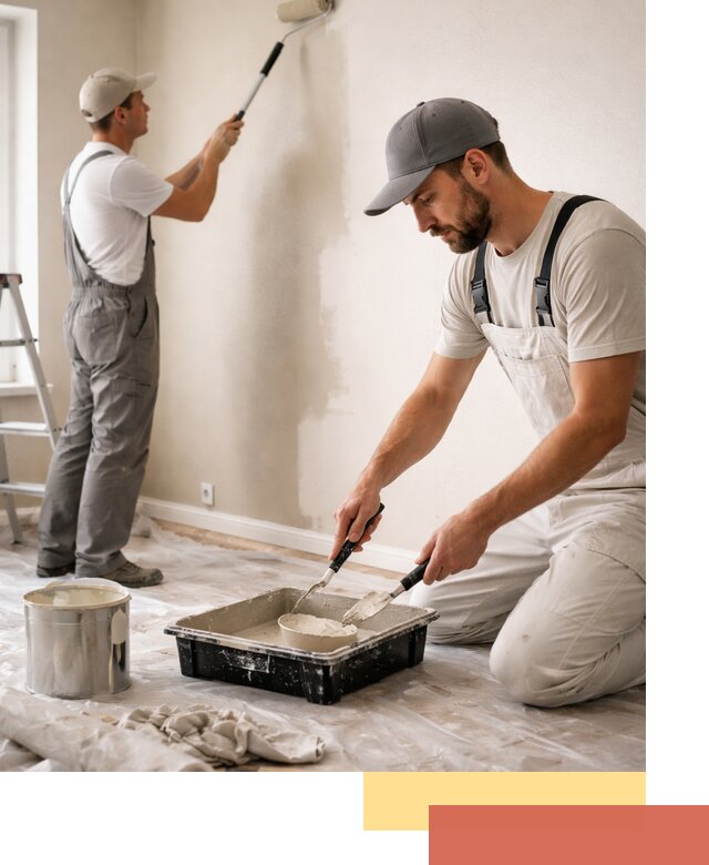 Покраска стен в квартире в Ртищево — профессионально и аккуратно