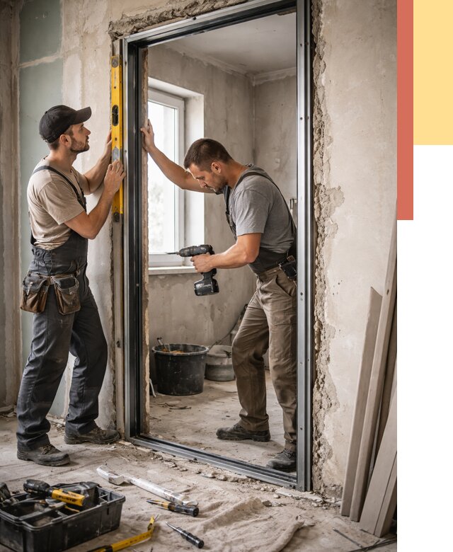 Закладка дверного проема в Ртищево от 3575 руб. — быстро и недорого | ОТДЕЛОЧНИК-Ртщ