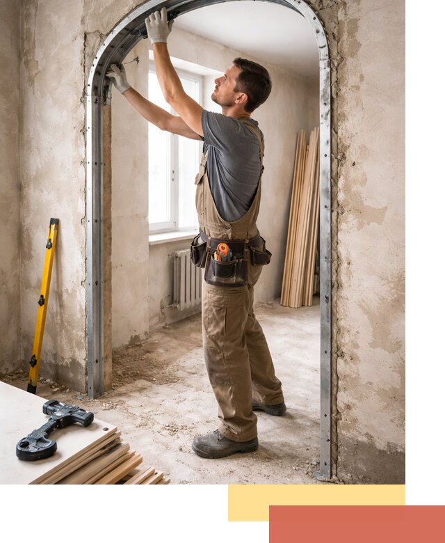 Устройство арочного проема в Ртищево под ключ