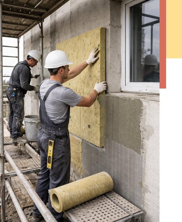 Утепление стен в Ртищево от 4392 руб. под ключ — быстро и недорого | ОТДЕЛОЧНИК-Ртщ