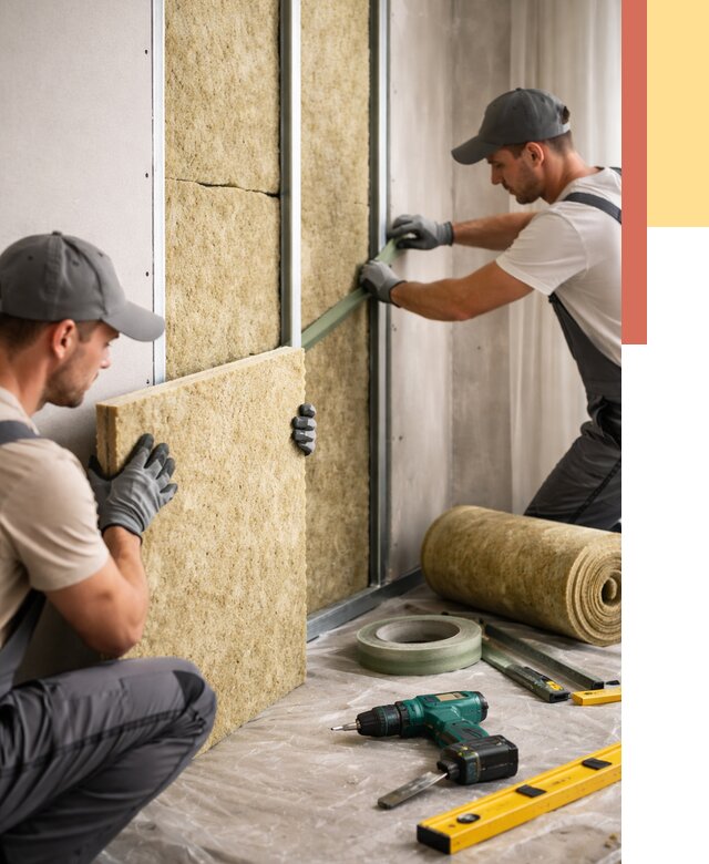 Шумоизоляция стен в Ртищево под ключ от 1890 руб. | ОТДЕЛОЧНИК-Ртщ