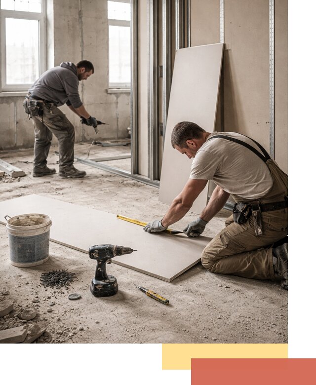 Кладка перегородок из ПГП под ключ в Ртищево