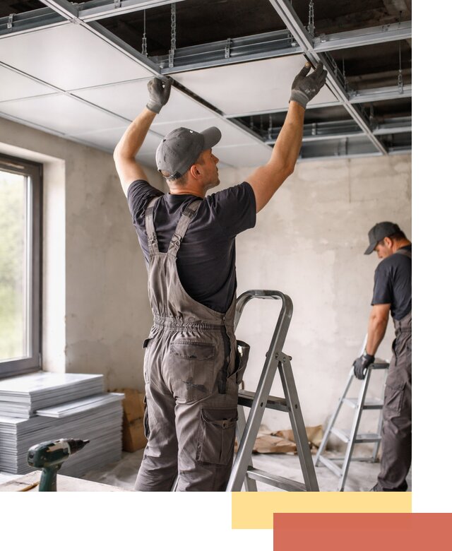 Монтаж кассетного потолка в Ртищево качественно и быстро