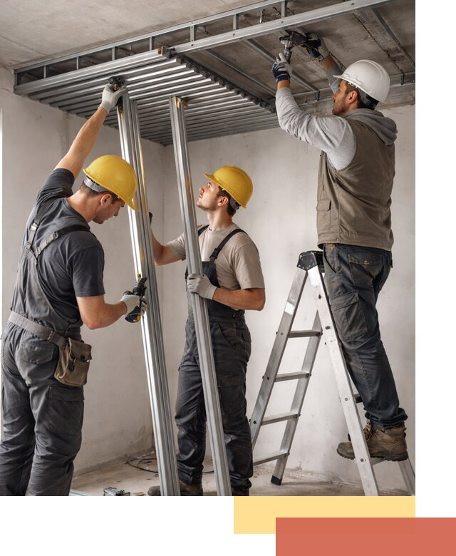 Монтаж реечного потолка под ключ в Ртищево