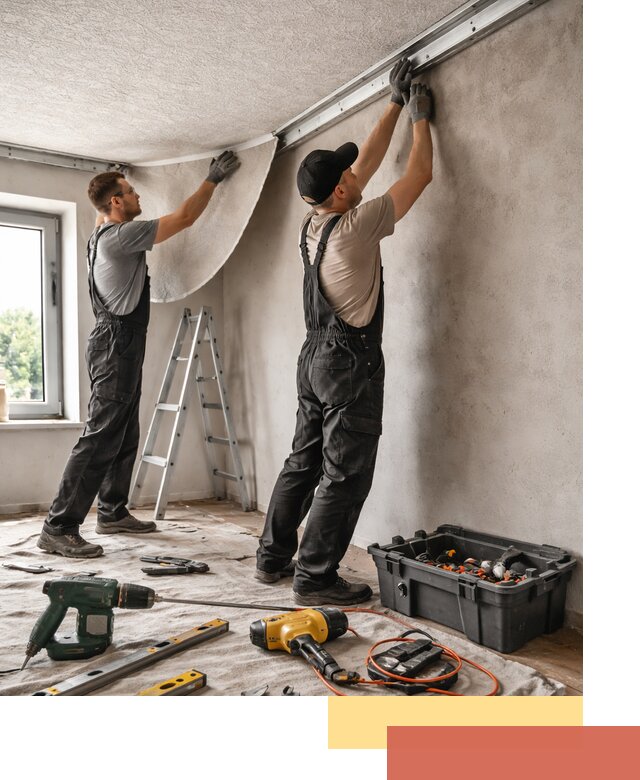 Монтаж фактурного натяжного потолка в Ртищево качественно и быстро