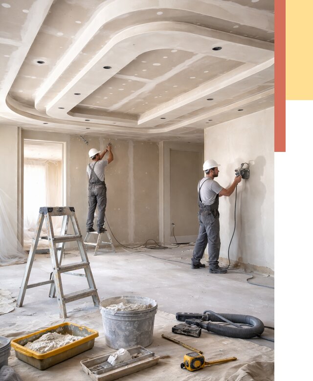 Многоуровневый потолок из гипсокартона в Ртищево от 766 руб. под ключ | ОТДЕЛОЧНИК-Ртщ