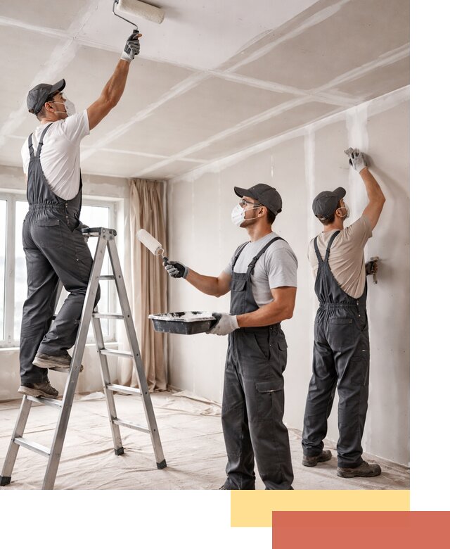 Покраска потолка из гипсокартона в Ртищево качественно и недорого