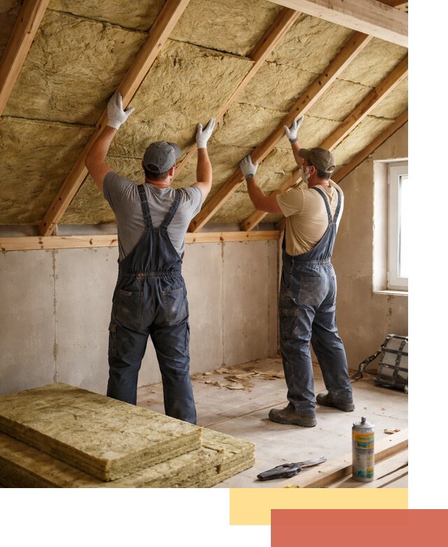 Утепление потолка минеральной ватой в Ртищево